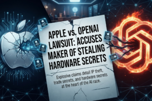 The Apple OpenAI lawsuit accuses the ChatGPT maker and two former Apple employees of taking confidential hardware information to build OpenAI's first consumer device.