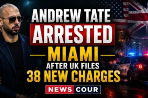 Andrew Tate Arrested Miami After UK Files 38 New Charges