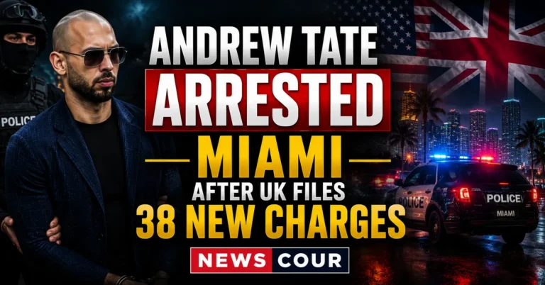 Andrew Tate Arrested Miami After UK Files 38 New Charges