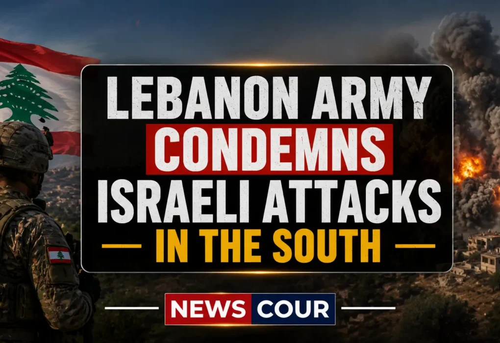 Lebanon Army Condemns Israeli Attacks in the South