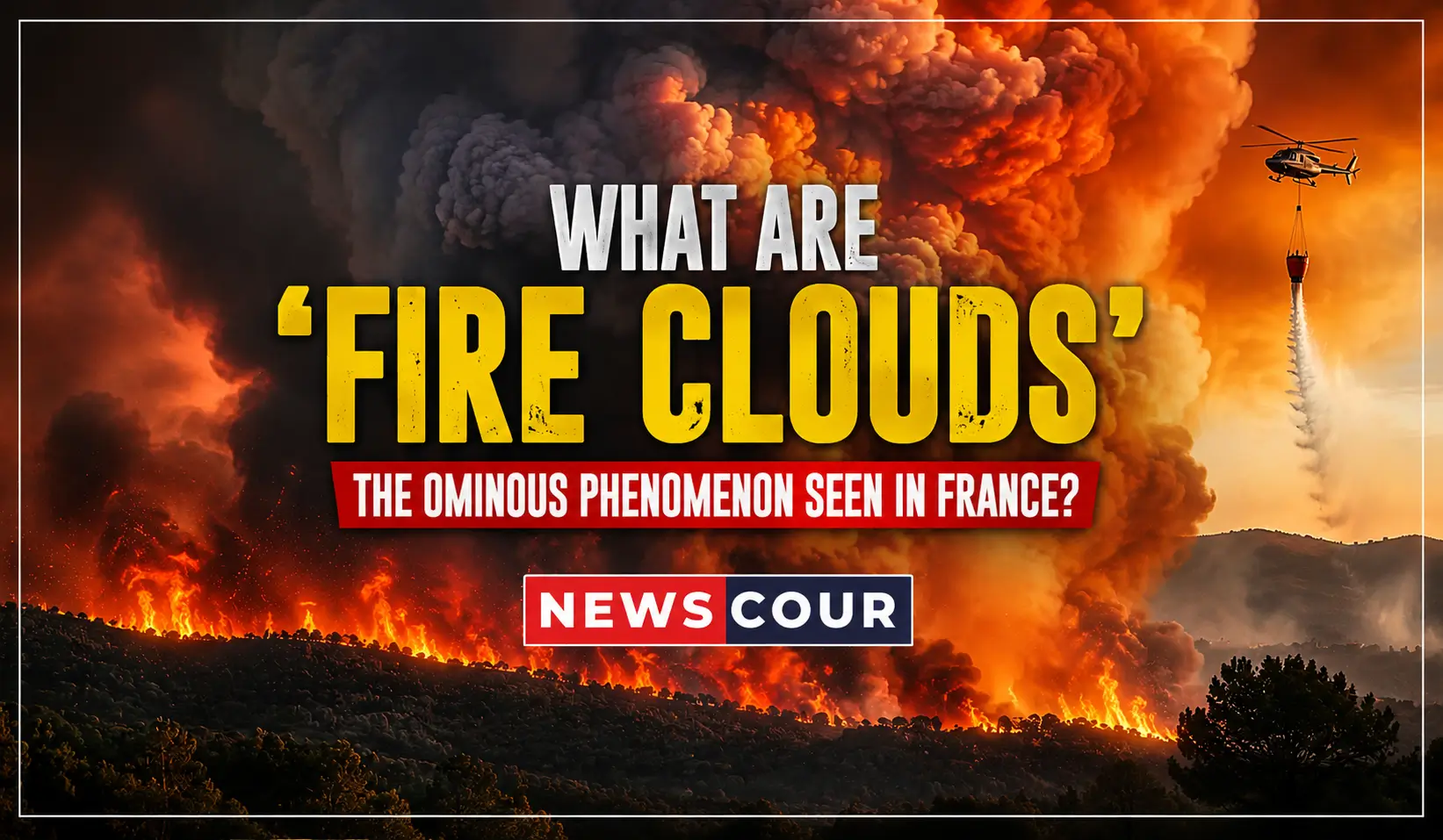 What are 'fire clouds', the ominous phenomenon seen in France?