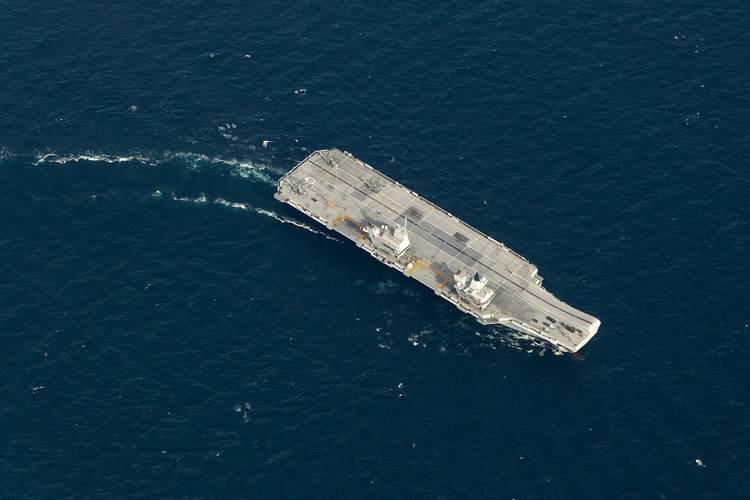 Zelenskyy Burnham meeting was hosted on this Royal Navy carrier, HMS Queen Elizabeth, during flying trials