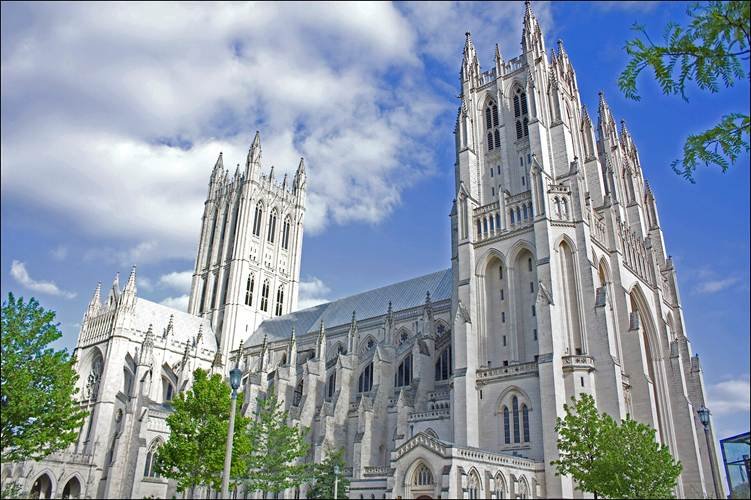 Trump Netanyahu meeting day ended at this location, Washington National Cathedral, for Senator Graham's funeral