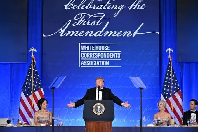 Trump makes long-awaited return to Correspondents’ Dinner