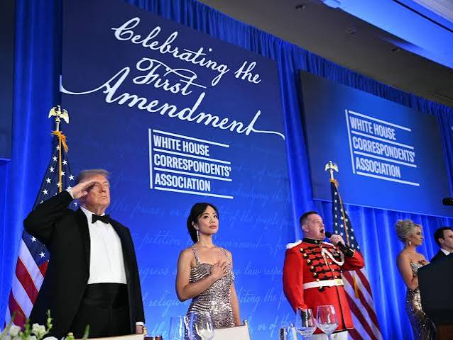 Trump makes long-awaited return to Correspondents’ Dinner