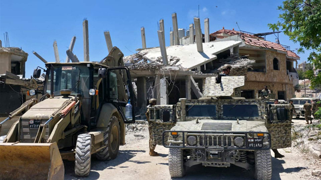 Lebanon Army Condemns Israeli Attacks in the South