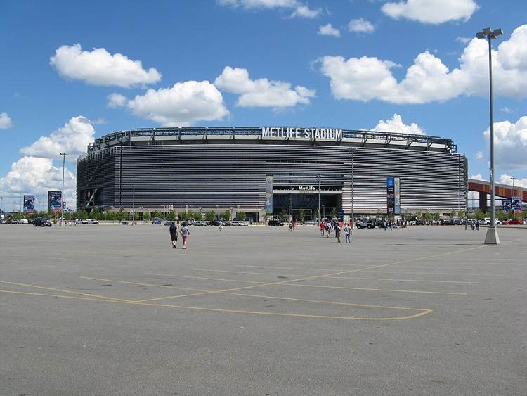 Spain vs Argentina final venue, MetLife Stadium in East Rutherford, packed for an international soccer match