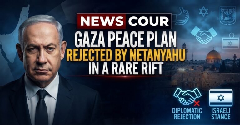 Gaza peace plan diplomacy represented by the United Nations General Assembly hall