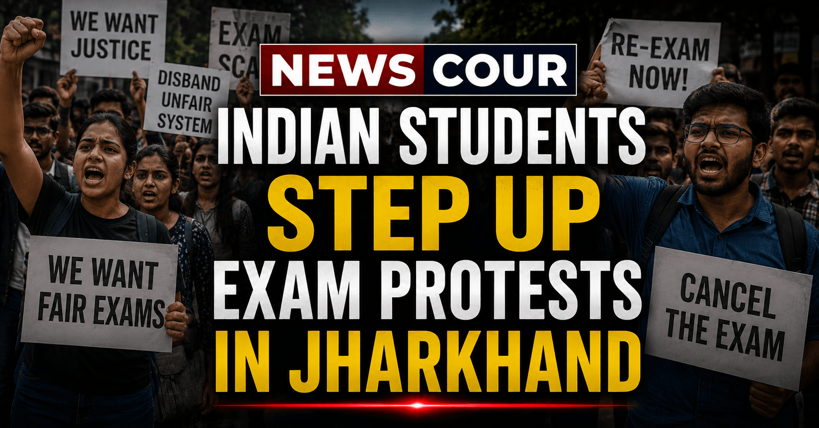 Indian Students Step Up Exam Protests in Jharkhand