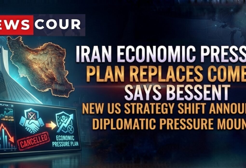 Iran economic pressure plan represented by the United States Treasury Department building