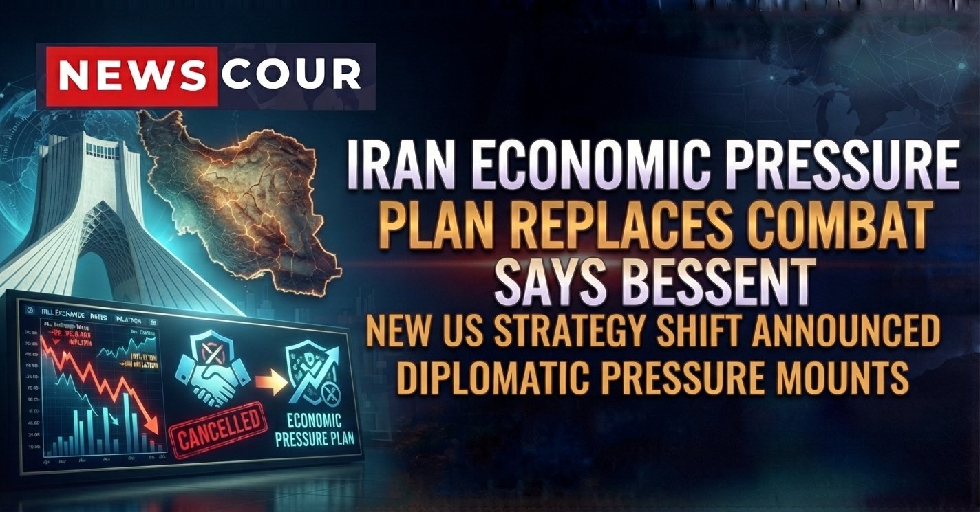 Iran economic pressure plan represented by the United States Treasury Department building