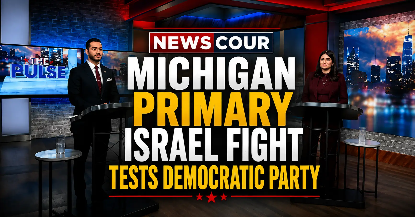 Michigan Primary Israel Fight Tests Democratic Party