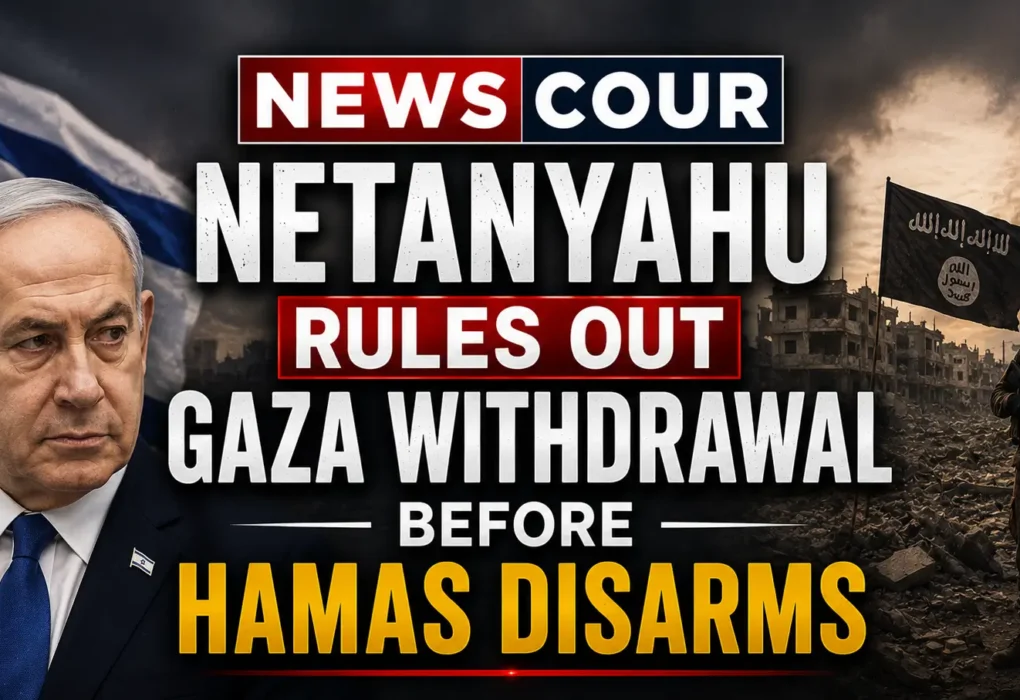 Netanyahu Rules Out Gaza Withdrawal Before Hamas Disarms