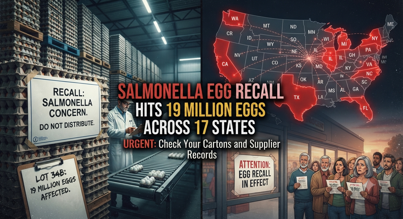 Salmonella egg recall involves cartons of shell eggs like this one sold nationwide