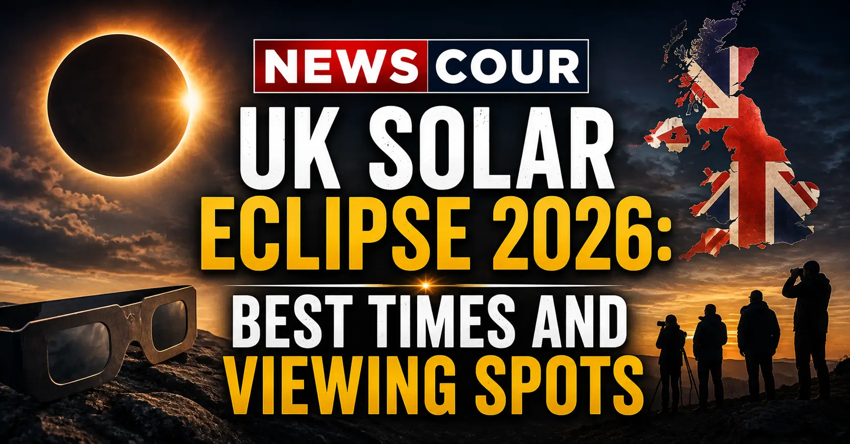 UK Solar Eclipse 2026 Best Times and Viewing Spots