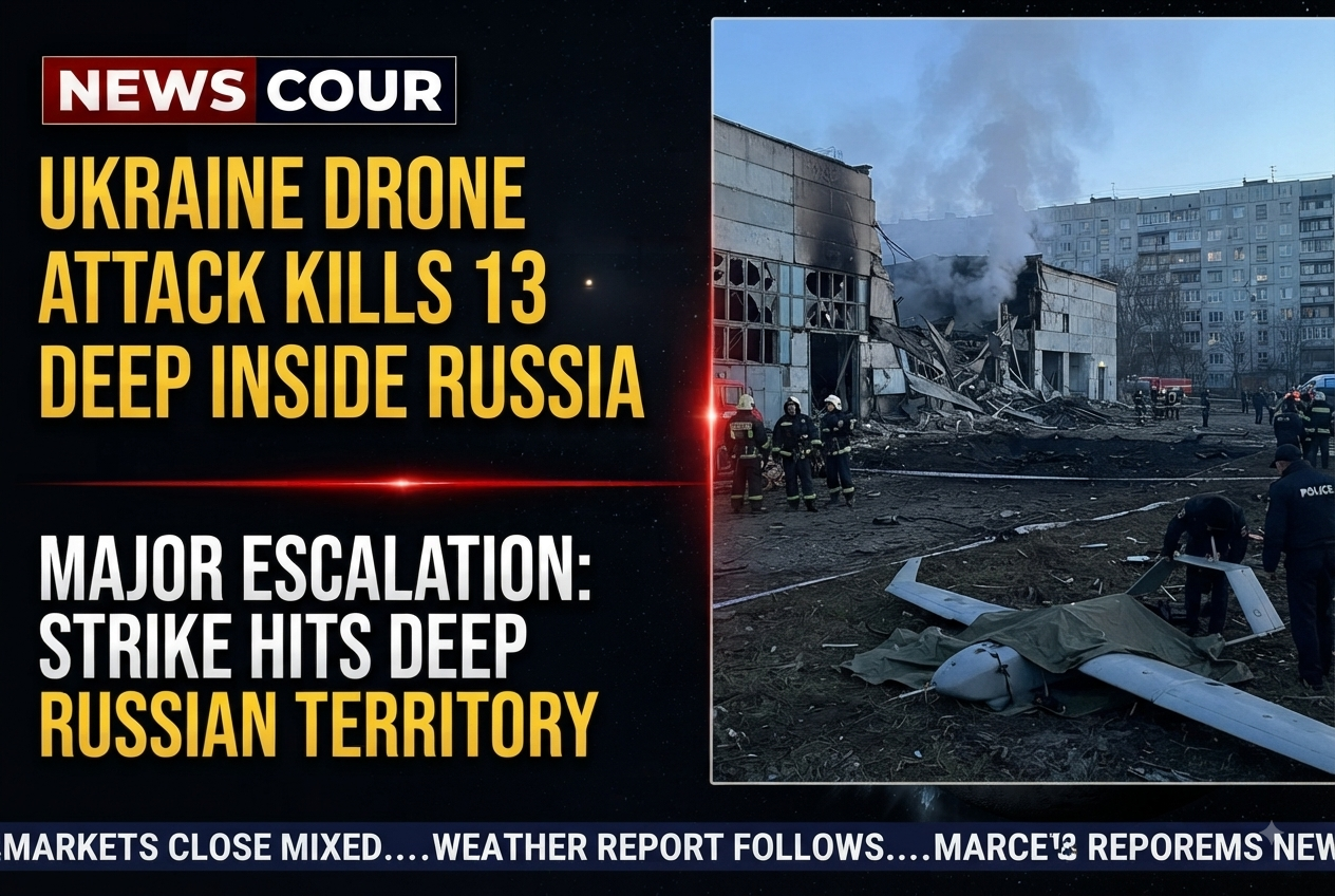 Ukraine drone attack aftermath shown by an oil refinery like the one struck in Nizhnekamsk