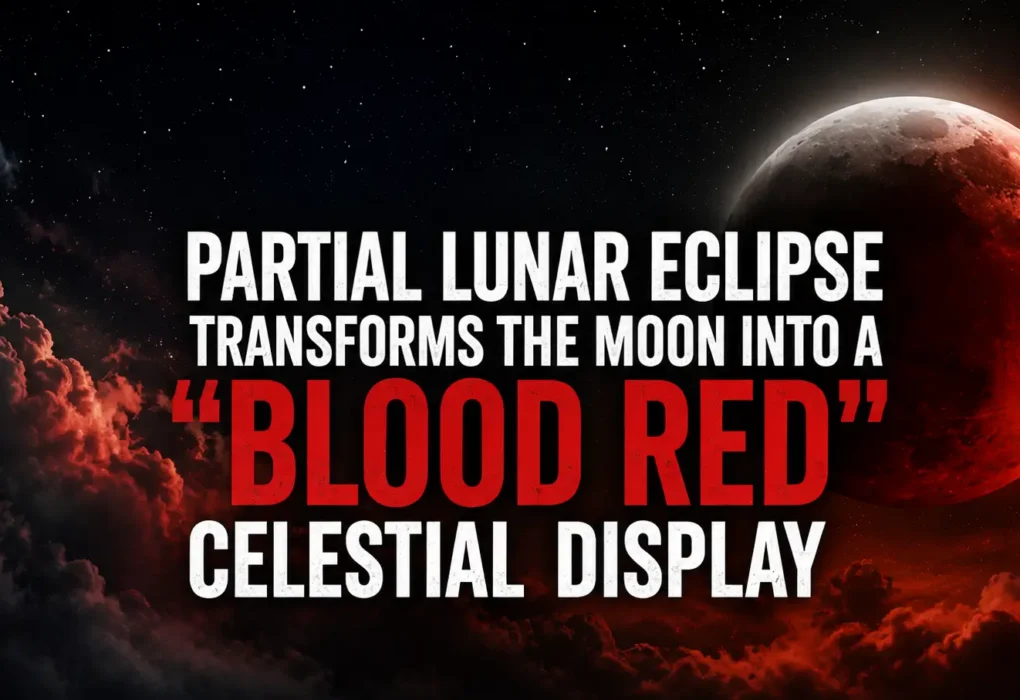 blood red