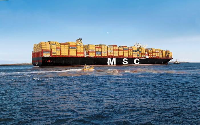 Black Sea ship attack illustrated by a large container vessel underway at sea