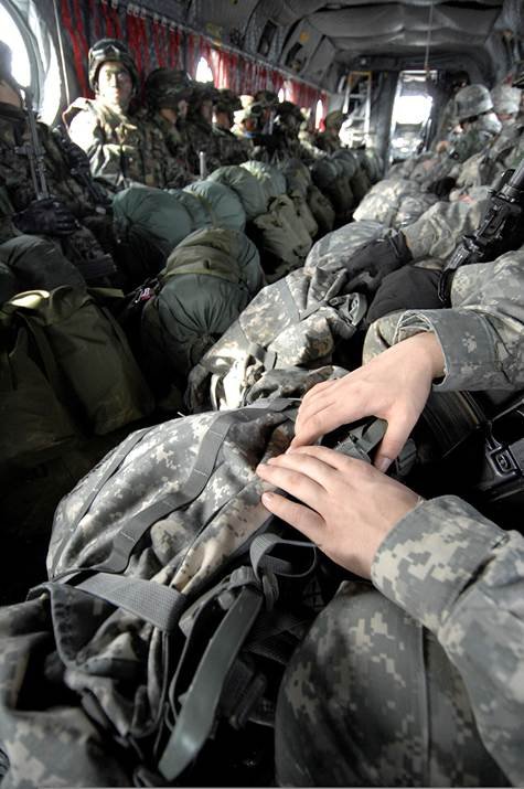 South Korea military exercises shown by US and Republic of Korea soldiers during a joint drill