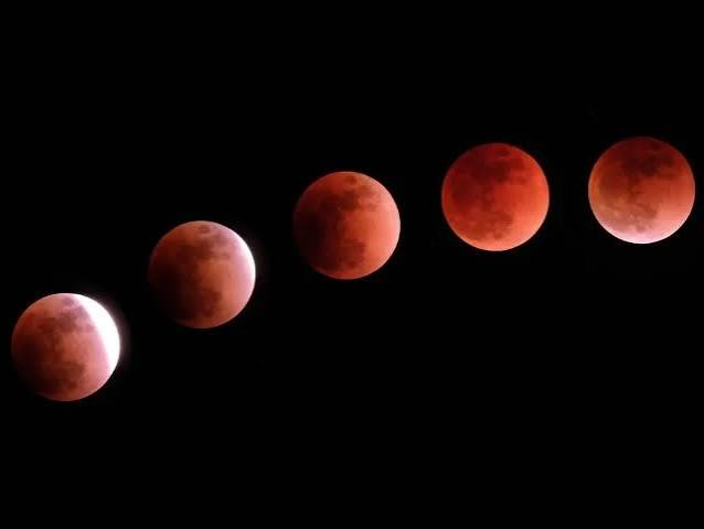 blood red