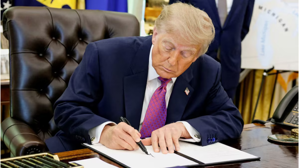 Trump floats ‘Trump Strait’ name for contested Hormuz waterway