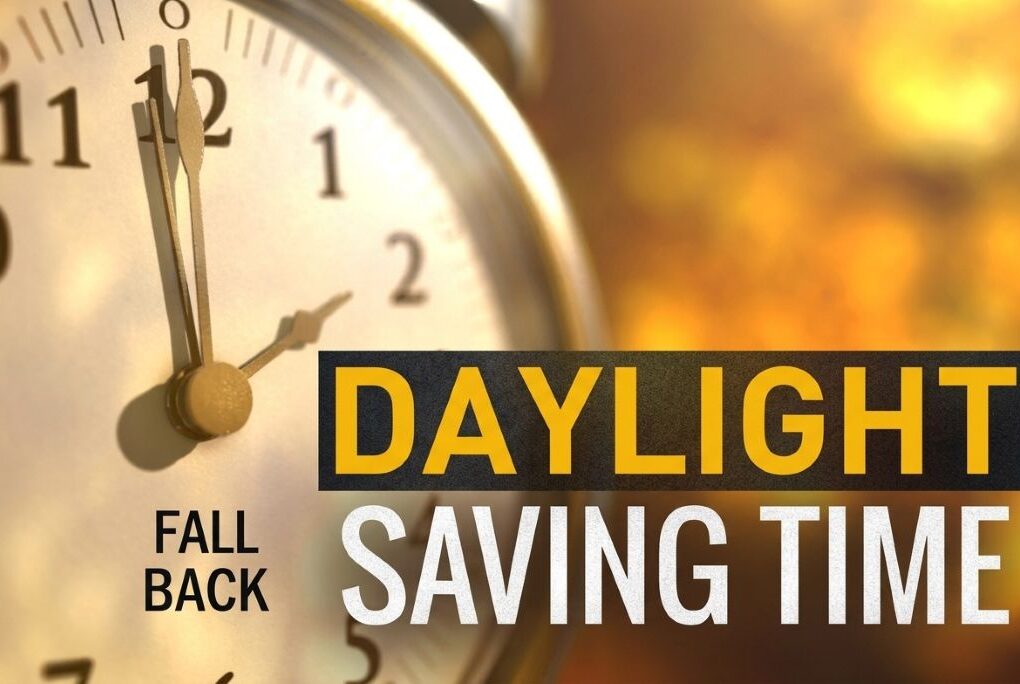 Clocks Fall Back on November 1